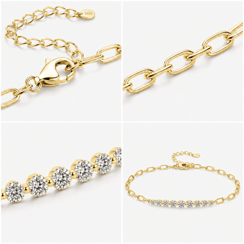 glamavera-kessane-bar-bracelet-gold-details Details of the GLAMAVERA Kessane Bar Bracelet in 14K gold-plated 925 sterling silver