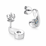 erine Studs sterling silver earrings with posts and butterfly back closures