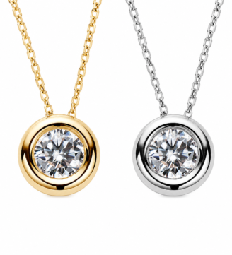Torvane Pendant Silver on Model