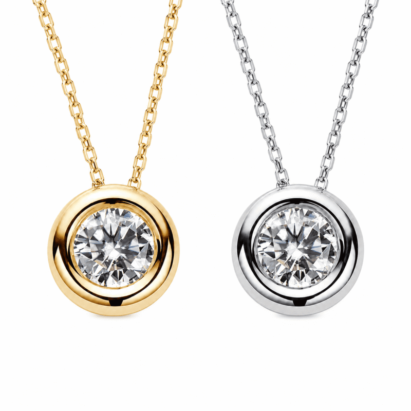 Torvane Pendant Silver on Model