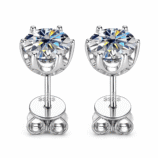 Fenroe Studs sterling silver earrings with posts and butterfly backs